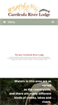 Mobile Screenshot of carrileufuriverlodge.com